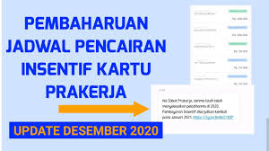 Penerima program pada tahun 2020 tidak akan menjadi penerima pada tahun 2021 demi pemerataan kesempatan bagi. Pembaharuan Jadwal Pencairan Insentif Kartu Prakerja 2021 Youtube