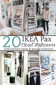 With this custom wardrobe closet, you get to decide how many drawers, shelves another thing to note is that if the room where you'll be setting up the closet is different than where the closet is actually going to stand, you'll want. 20 Inspiring Ikea Pax Closet Makeovers Bless Er House