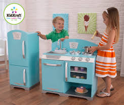 kidkraft 2 pc retro playing kitchen set