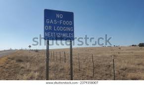 No Gas Food Lodging Next 121 Stock Photo 2379358007 | Shutterstock