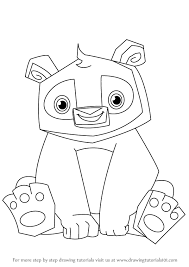 How to draw animals step by step panda. Learn How To Draw Panda From Animal Jam Animal Jam Step By Step Drawing Tutorials