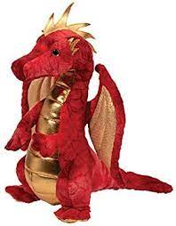 Amazon Com Douglas Eugene Red Dragon Plush Stuffed Animal Toys Games Pet Dragon Plush Stuffed Animals Pet Halloween Costumes