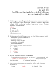Contoh soal essay photoshop dan jawabannya bimbel calculuscom. Soal Soal Dan Pembahasan Ekonomi Bab Inf