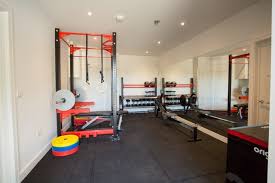 Make sure you can arrange your equipment with enough space to use it. Garage Conversion To Create A Home Gym Separate Storage Room Modern Home Gym Sussex By Colbran Wingrove Building Contractors Houzz Ie