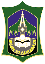 Di bawah logo terdapat menu yang cukup sedikit. Sman 20 Surabaya