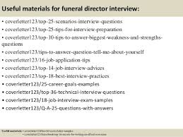 Top 5 Funeral Director Cover Letter Samples