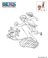 Coloriage one pièce à imprimer gratuit. Coloriage Onepiece Luffy Et Chopper En Plein Course Jecolorie Com