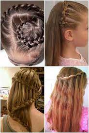 French braid these 3 sections by adding more hair into the braid with each subsequent stitch of the braid. Braid Hairstyles For Girls For Android Apk Download