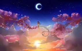 2880x1800 Moon And Stars Drawing Anime Wallpaper Iphone Anime Wallpaper World Wallpaper