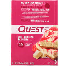 Quest Nutrition Protein Bar White Chocolate Raspberry 12 Bars 2 12 Oz 60 G Each Iherb