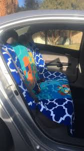 I Made A Back Seat Cover For My Car Out Of Beach Towels Diy Seat Covers Sewing For Kids Easy Sewing