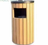Bon marché d'usine de plastique en bois composite Wastebin ...