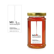 Une Pincee De Cel Miel Emballage De Miel Etiquette Miel Design De Bouteille