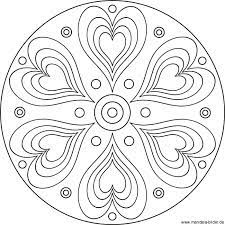 Aus das ist sehr gut geeignet als muttertags geschenk. Mandala Mit Herzen Als Gratis Vorlage