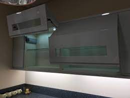 Our clients extended their family home to create a large open family space at the rear of the home. Ex Display Wood Grain Grey Gloss Kitchen The Used Kitchen Company