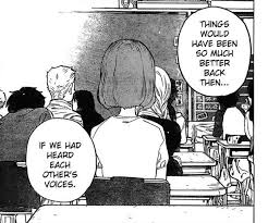 All it takes is the courage of one person to show other people that they can be courageous too. A Silent Voice Manga Quote Album On Imgur