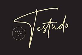 Download 10,000 fonts with one click for $19.95. Testudo Signature Font 260354 Script Font Bundles