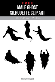 Free Male Ghost Silhouette Clip Art Ghost Silhouette Clip Art Silhouette Art