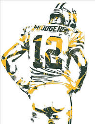 Aaron Rodgers Green Bay Packers Pixel Art 17 Art Print By Joe Hamilton Rodgers Green Bay Green Bay Packers Wallpaper Green Bay Packers Funny