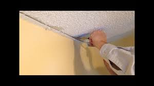 Cracks larger than 1/8 inch 1. How To Repair A Stucco Ceiling Crack And Re Attach Drywall Tape To Drywall Youtube