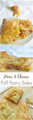 Ham And Cheese Puff Pastry Bake Wonkywonderful Puff Pastry Recipes Recipes Food