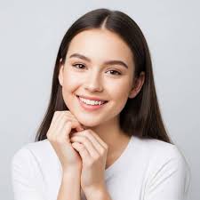 Cheerful Short-Haired Girl