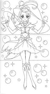 Join the team as these five girls. 52 Precure Coloring Book Ideas Coloring Books Coloring Pages Cute Coloring Pages
