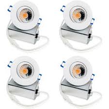 Looking for a good deal on led ceiling down light recessed spotlight lamp? Jullison 4 Packs 3 Inch Led Die Casting Gimbal Recessed Downlight With Junction Box Cob 120v 7w 5000k Daylight White 600 Lumens Cr