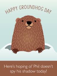 It's a day when townsfolk in punxsutawney the groundhog day shadow vs. Cute Phil Happy Groundhog Day Card Birthday Greeting Cards By Davia Happy Groundhog Day Groundhog Day Groundhog