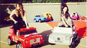 Close to one week after kourtney kardashian officially turned 42, the keeping up with the kardashians star was treated to a private getaway to an undisclosed location far away from hollywood. Khloe And Kendal K Get New Wheels Red And Silver G Wagon Pedal Cars Autoevolution