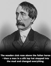 A man in a silk top hat once stepped between a club and a dying horse—and  changed history forever. New York City, 1866. The sound of wood cracking  against bone split the