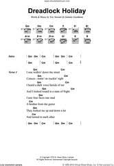 10cc Dreadlock Holiday Sheet Music For Guitar Chords Pdf