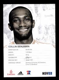 Collin Benjamin Autogrammkarte Hamburger SV 2009-10 Original Signiert+A  159021