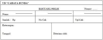 Contoh Jurnal Penerimaan Kas Perusahaan Dagang