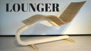 Flip the board upside down and apply a generous amount of wood glue to the bottom of the board. Wooden Lounger Chair Youtube