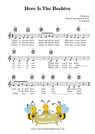 2 To The 1 To The 1 To The 3 Lyrics Here Is The Beehive In 2020 Elementary Music Lessons Nursery Rhymes Lyrics Kindergarten Songs