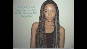 I've been wearing my hair in twists on and off for a few years now. How To Dye Synthetic Braiding Hair Youtube