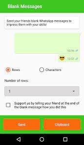 How To Send Blank Message Set Blank Status And About On Whatsapp Whatsapp Message Messages Sent