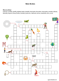 De plus, les mots croisés sont parfaits pour enrichir le. Mots Fleches A Imprimer Apprendre A Lire