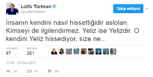 Iyi parti̇ tbmm grup başkan v. Lutfu Turkkan Dan Yeliz Tweeti O Kendini Yeliz Hissediyor Size Ne