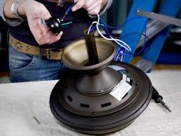 If your ceiling fan has a light kit, tighten any loose screws securing the glassware. How To Replace A Light Fixture With A Ceiling Fan How Tos Diy