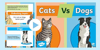 The poll shows that 25% of all americans own only a dog, 14% own only a cat, and 20% own both. Are Cats Or Dogs Better Pets Debating Powerpoint Oral Language