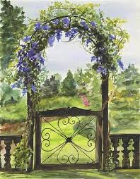 Garden Gate By Cathy Johansen Wooden Garden Gate Garden Doors Garden Gates And Fencing