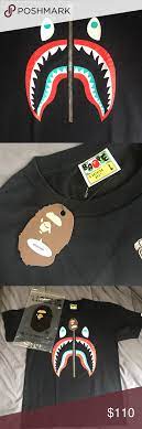 Bape Shark Zipper Shirt Zipper Shirt Bape Shirt Free Clothes