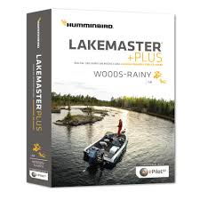 humminbird lakemaster plus digital gps woods rainy v1 map card