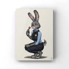 Judy Hopps Furry Art Print Furry Poster Officer Judy Hopps - Etsy
