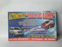 Taller automotriz virgen del carmen