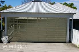 Horizontal Vertical Slat Door Range Selections Designer Garage Doors Garage Door Design Carport Designs Garage Doors