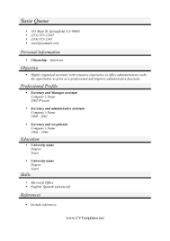 Preparar documentos (cartas, memos, faxes, entre otros) y brindar asistencia de oficina (copias, envío de faxes, etc.) para el grupo gerencial de la empresa. Secretary Cv Template A4