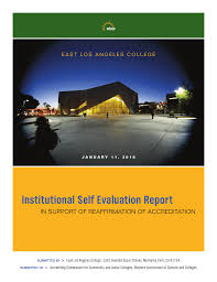 Institutional Self Evaluation Report In Support Of